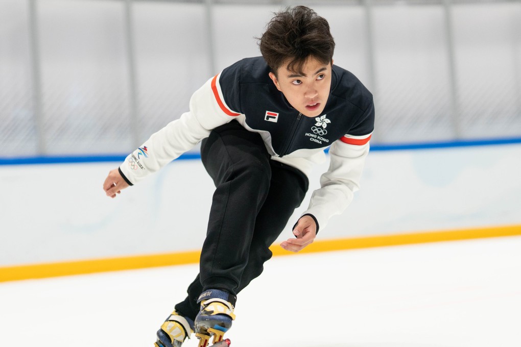 Sidney Chu, Hong Kong’s short-track speed skating representative at the 2022 Winter Olympics in Beijing. Photo: Handout