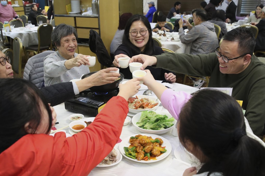 A family enjoys dinner for the winter solstice in Mong Kok, in Hong Kong. We take a look at why the winter solstice is a bigger deal than Lunar New Year. Photo: Edmond So