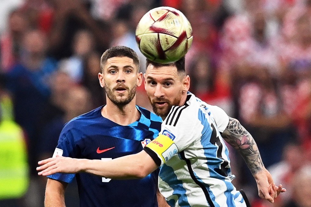 Lionel Messi in action at Lusail Stadium, built by China Railway Construction Corporation. Photo: EPA-EFE