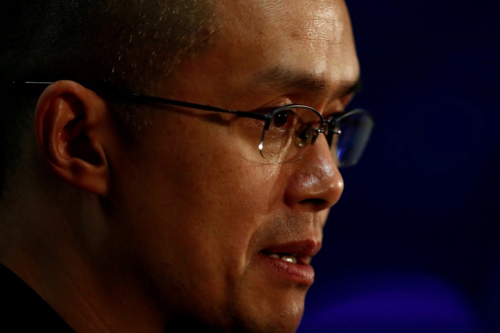 Binance CEO Changpeng Zhao speaks during a news conference at the Web Summit, Europe’s largest technology conference, in Lisbon, Portugal, on November 2, 2022. Photo: Reuters
