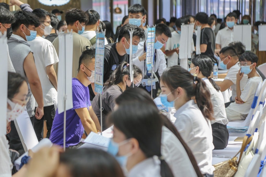 The latest jobs data shows that 17.1 per cent of 16- to 24-year-olds in China were unemployed in November. Photo: Getty Images