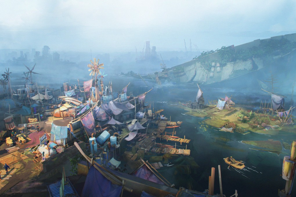 The gaming industry wants to be a part of the growing discussion on climate change – and it is doing so by creating games like Floodland (above) to make the problem feel more real. Photo: Vile Monarch Studios