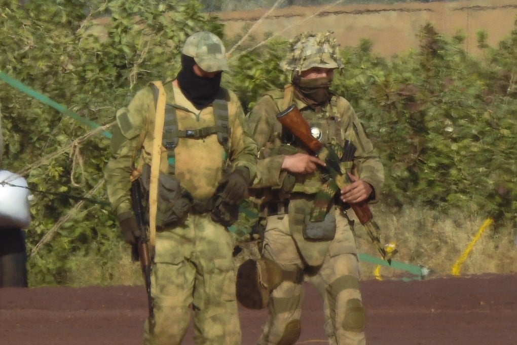 This undated French military photo purports to show Russian mercenaries in northern Mali. Ghana has accused Burkina Faso of hiring Wagner Group fighters. File photo: AP