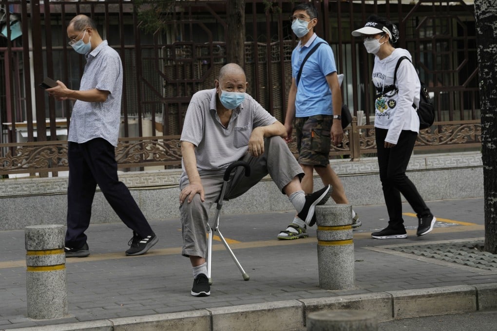 China had 267.36 million people aged over 60 at the end of 2021, representing 18.9 per cent of the population, up from 264.02 million a year earlier. Photo: AP