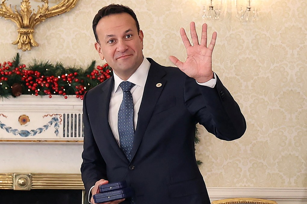 Leo Varadkar receives the seal of office after he becomes the Republic of Ireland’s newpPrime minister (Taoiseach) in Dublin, Ireland on Saturday. Photo: Reuters