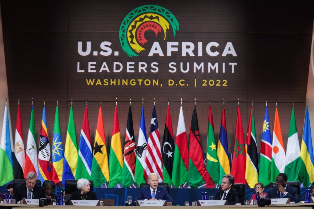 The closing session of the US-Africa Summit in Washington on December 15, 2022. Photo: Bloomberg