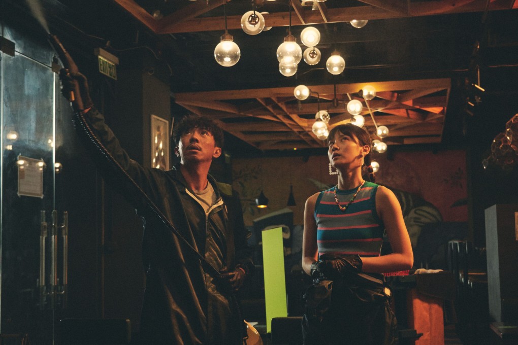 Louis Cheung and Angela Yuen in a still from The Narrow Road (category IIB; Cantonese), directed by Lam Sum.