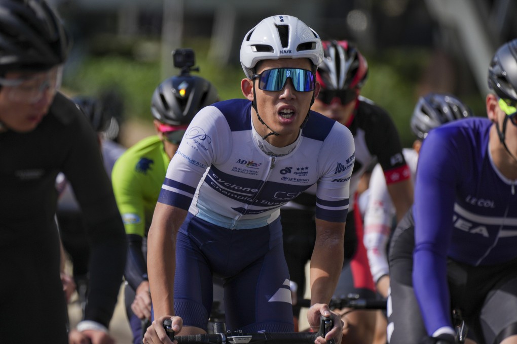 Riders battle it out in the men’s open race, one of six events in the biggest outdoor sporting competition of the year. Photo: Elson Li