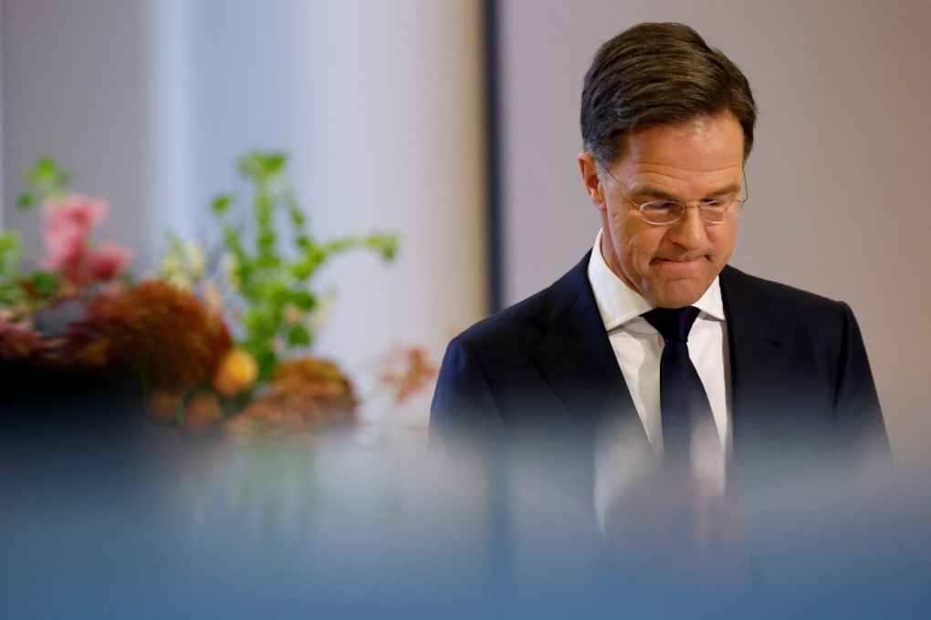 Dutch Prime Minister Mark Rutte reacts while apologising as he responds to recommendations from a panel of experts to accept the role of the Netherlands in the history of slavery and its current consequences. Photo: Reuters