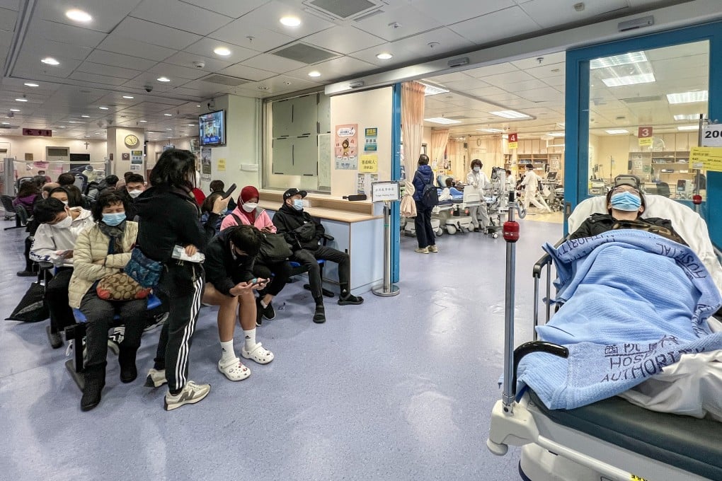 The public hospital system is under pressure from mounting Covid and flu cases. Photo: Yik Yeung-man