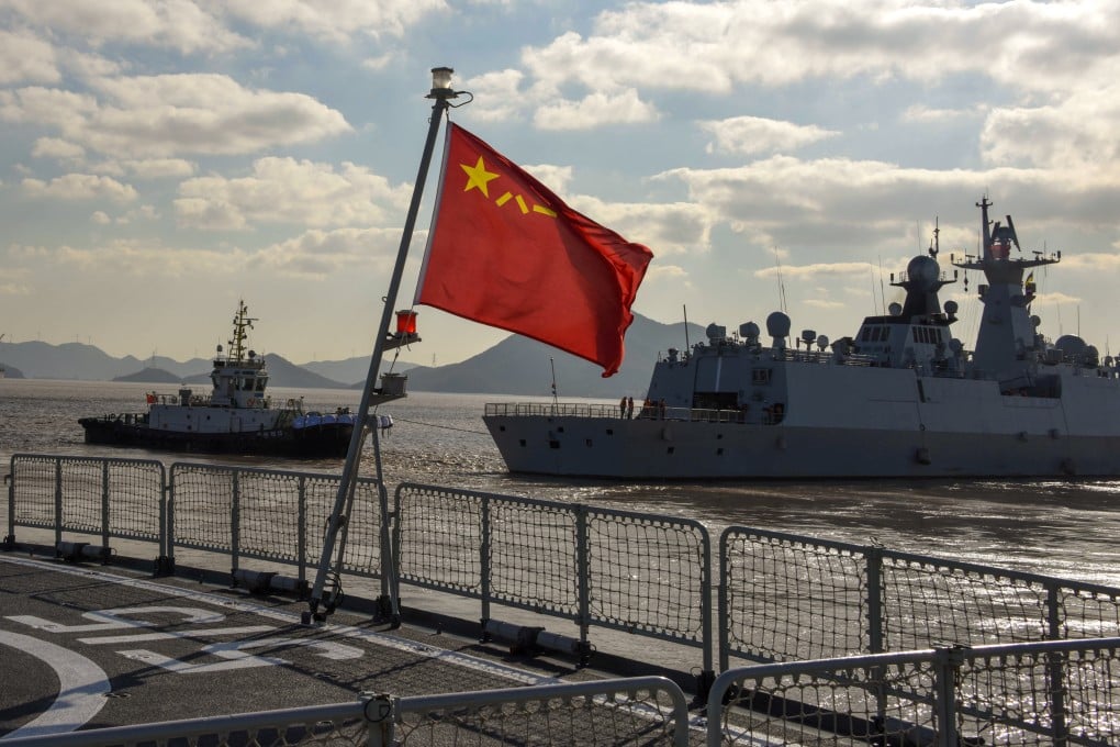 A Chinese navy fleet leaves Zhoushan on Tuesday for a week of joint drills with Russia. Photo: Xinhua