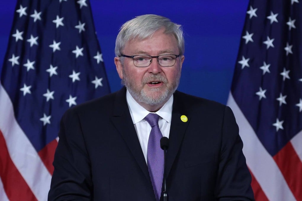 Kevin Rudd is a lifelong China academic who since exiting domestic politics has been a prominent Western voice on Beijing’s strategic view of the world. Photo: Getty Images/AFP