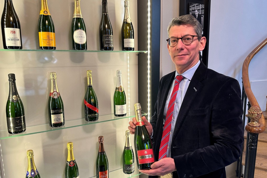 David Chatillon, chairman of the Union des Maisons de Champagne (Union of French Champagne Houses), at the UMC headquarters in Reims, France on Wednesday. Photo: Reuters