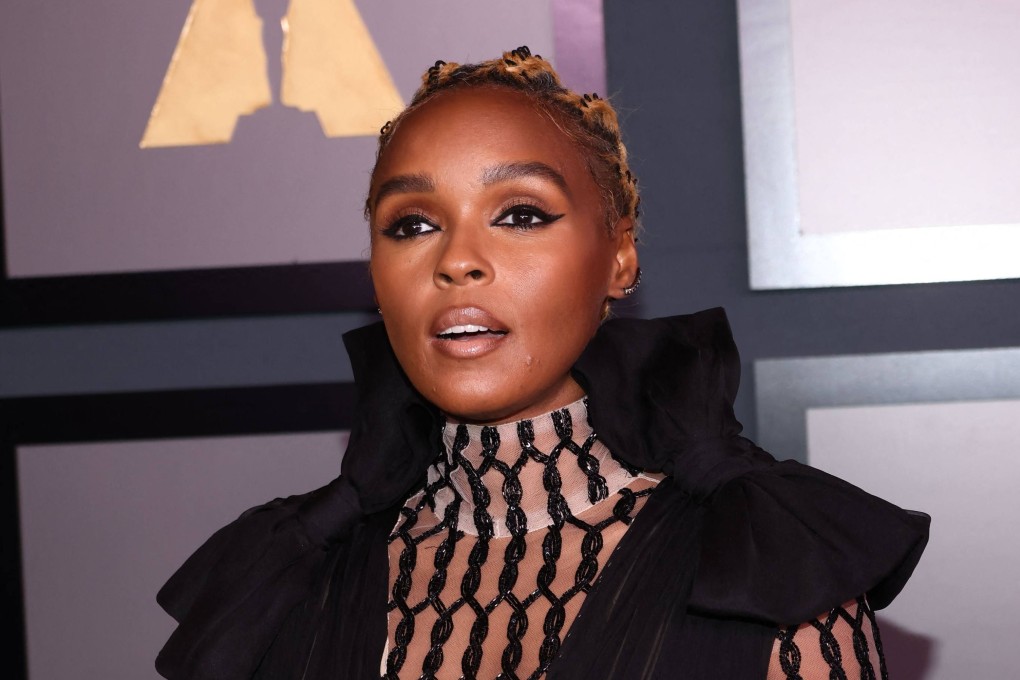 US singer Janelle Monáe at the Governors Awards ceremony at the Fairmont Century Plaza in Los Angeles in 2022. The singer, rapper, actress and sci-fi writer is “a true artist” says Rian Johnson, who directed her in “Glass Onion: A Knives Out Mystery”. Photo: AFP