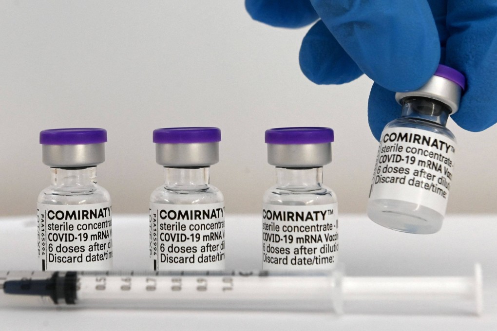 Chinese-made Covid-19 jabs are not as effective as foreign mRNA shots such as the Comirnaty vaccine by Pfizer-BioNTech, according to health experts. Photo: AFP