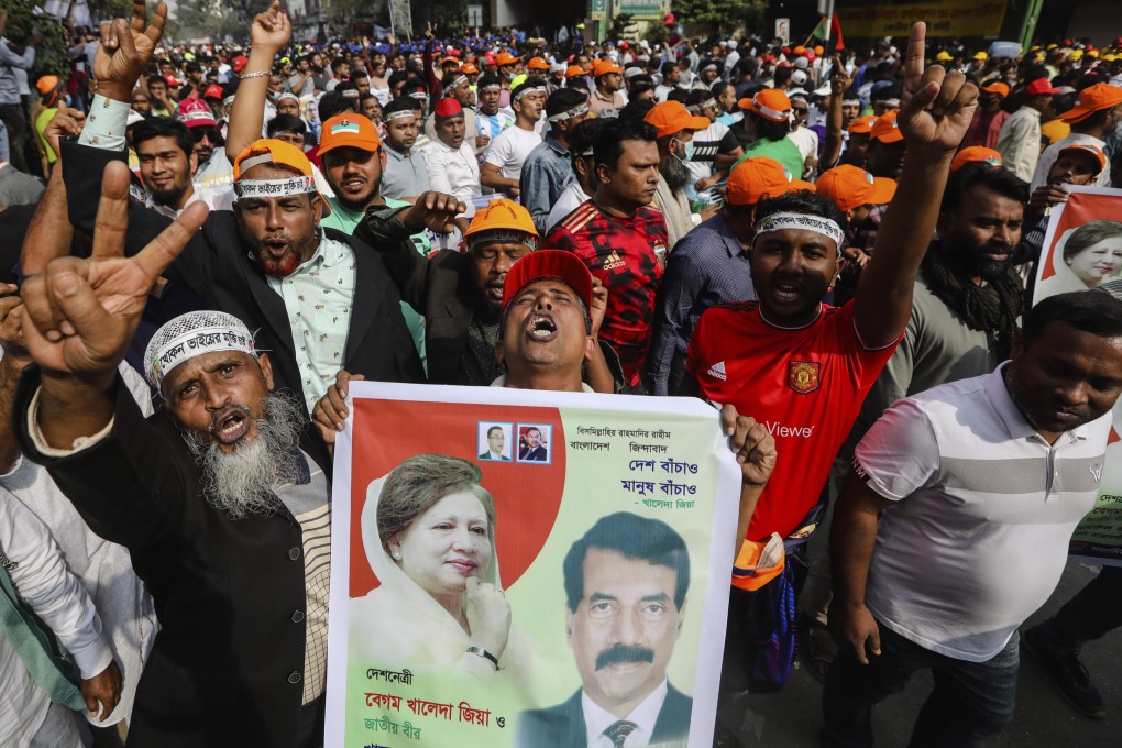 Tens of thousands of supporters of Bangladesh’s main opposition party protest against the government of Prime Minister Sheikh Hasina and demand new elections. Photo/ AFP/file