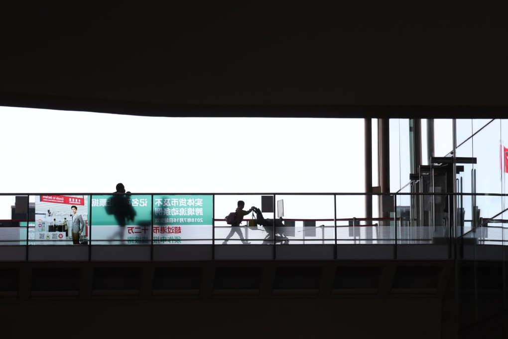 Travellers on their way to Macau at the Hong Kong-Zhuhai-Macau bridge port. Photo: Yik Yeung-man