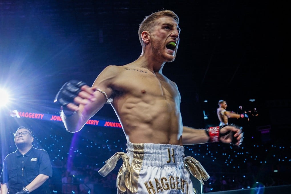 Jonathan Haggerty prepares for his fight with Vladimir Kuzmin in Singapore. Photos: ONE Championship