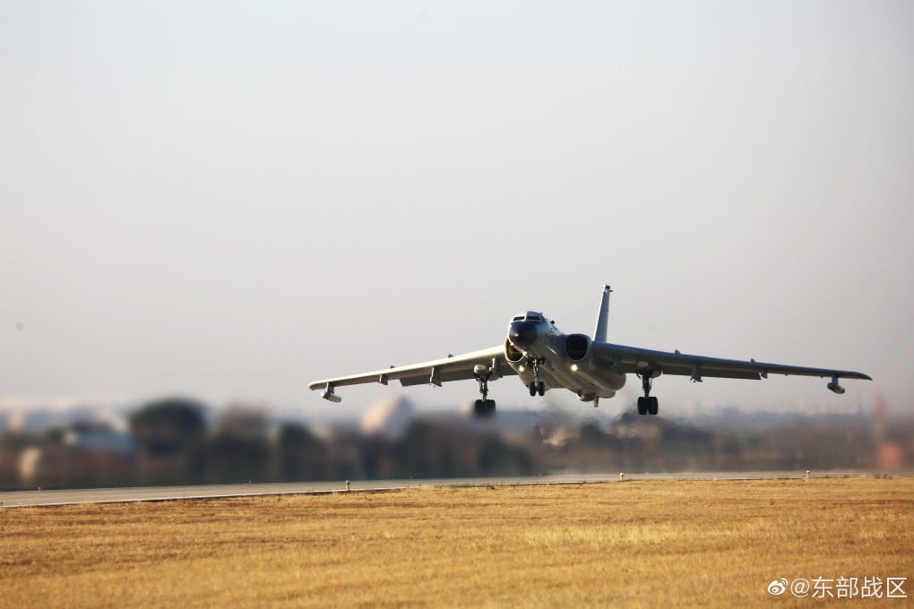 The People’s Liberation Army staged drills around Taiwan on Sunday amid renewed tensions across the Taiwan Strait. Photo: Weibo