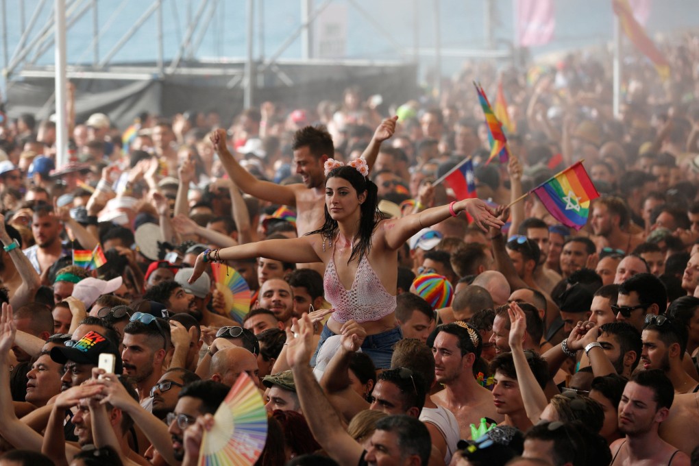 A gay pride parade in Tel Aviv, Israel, in 2018. Photo: Reuters