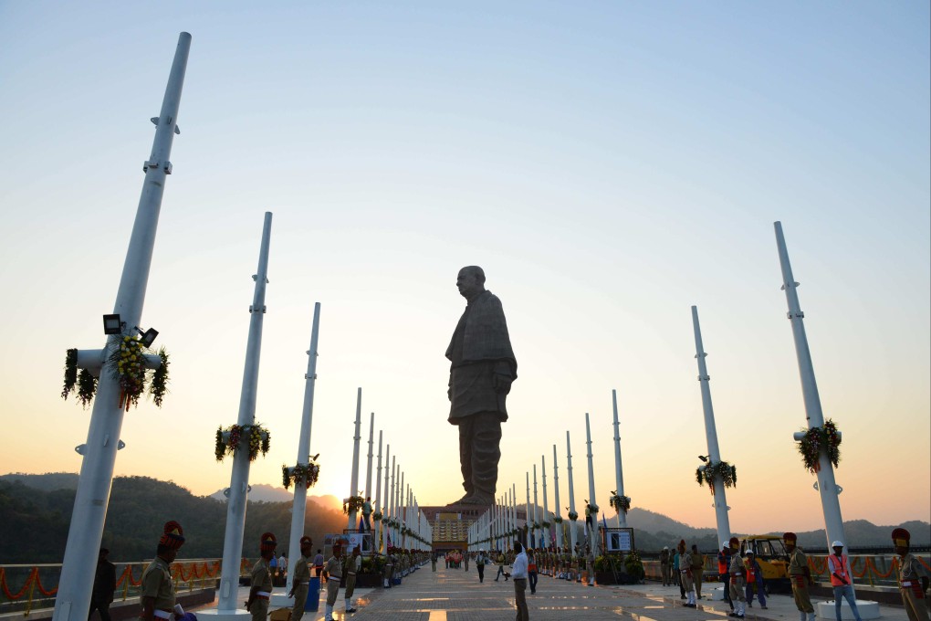 The Statue Of Unity in Gujarat, India, which hopes to host the 2036 Olympics. Photo: AFP