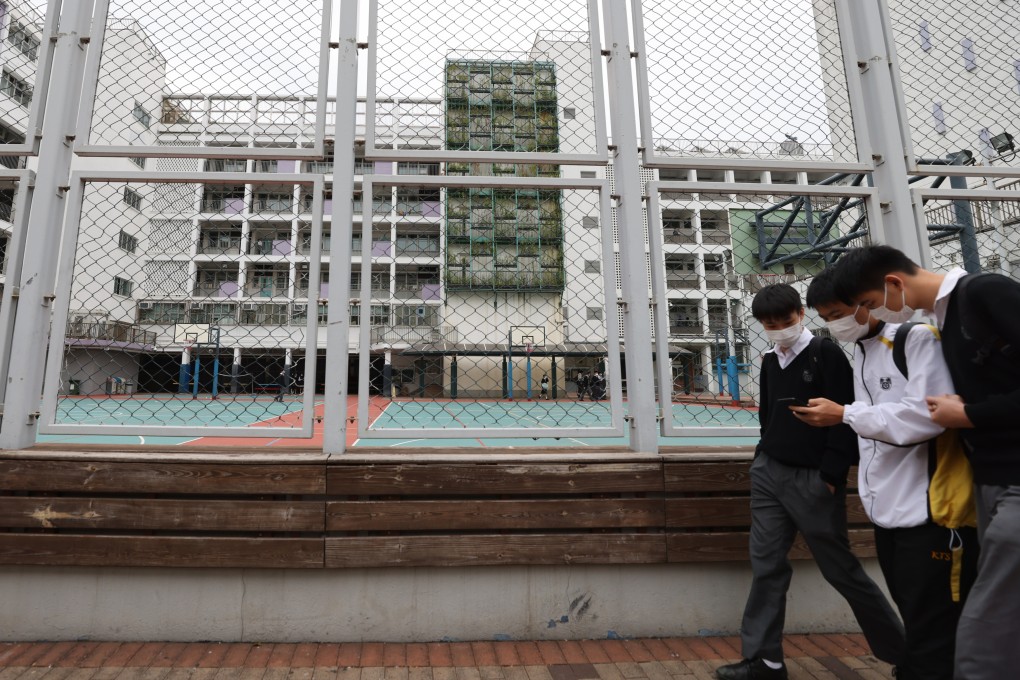 A view of Kowloon Technical School in Sham Shui Po in 2021. The school is to be merged with another as student numbers fall. Photo: Nora Tam