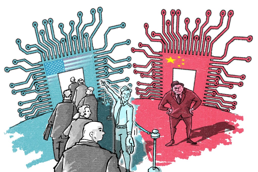 The US has pushed back China’s semiconductor ambitions in 2022. Graphics: SCMP