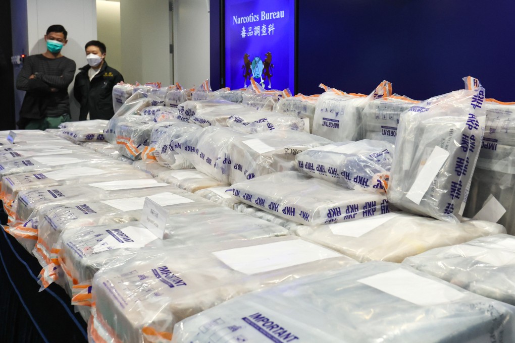 Police seized 424kg of the drug, making it the largest cocaine bust this year. Photo: Edmond So