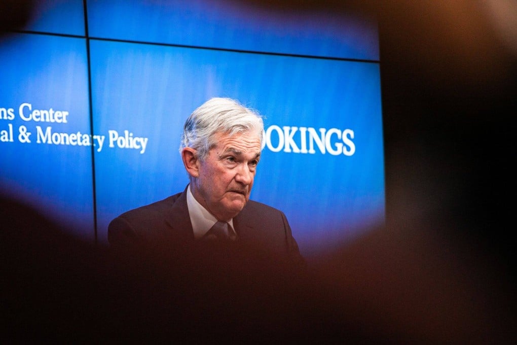 US Fed chairman Jerome Powell speaks at the Brookings Institution in Washington, DC on November 30. Investors are concerned that the central bank’s resolve to keep raising rates could tip the economy into a recession. Photo: Bloomberg