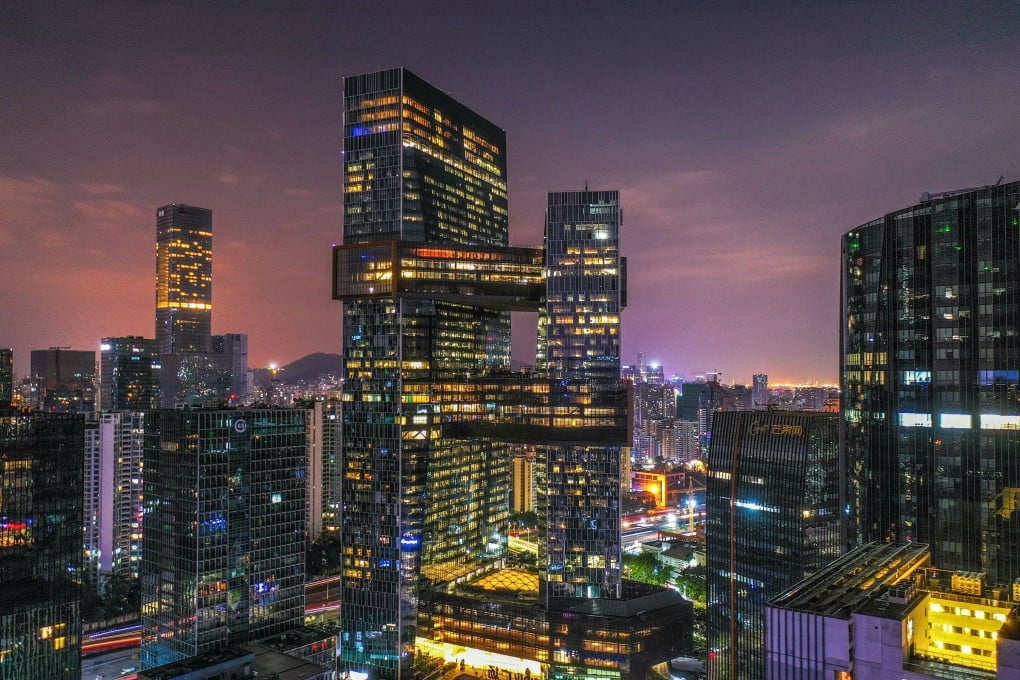 A photo taken on October 7, 2020 shows the Tencent building in Nanshan District of Shenzhen, in south China’s Guangdong province. Photo: Xinhua