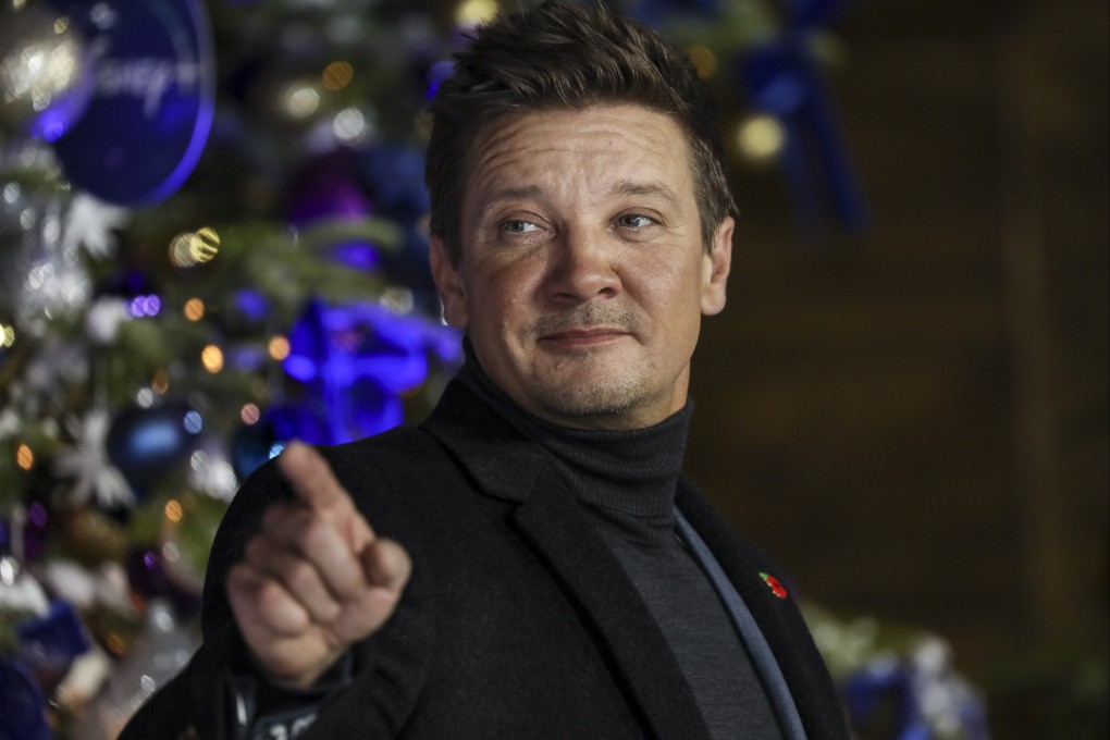 Jeremy Renner at a screening of the film “Hawkeye,” in London, 2021. Photo: AP