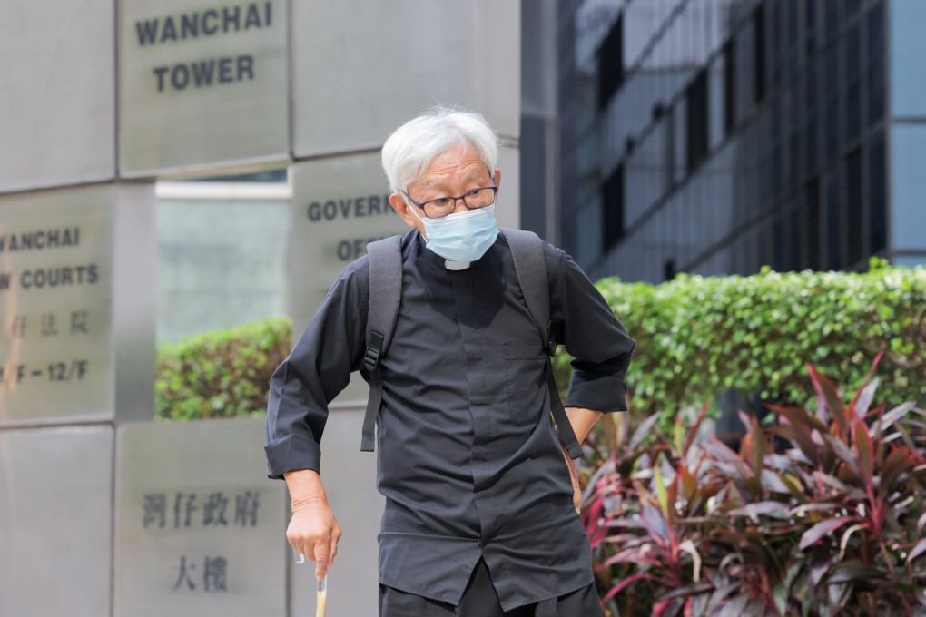 Retired Catholic leader Joseph Zen has been allowed to leave Hong Kong for Pope Benedict’s funeral. Photo: Jelly Tse