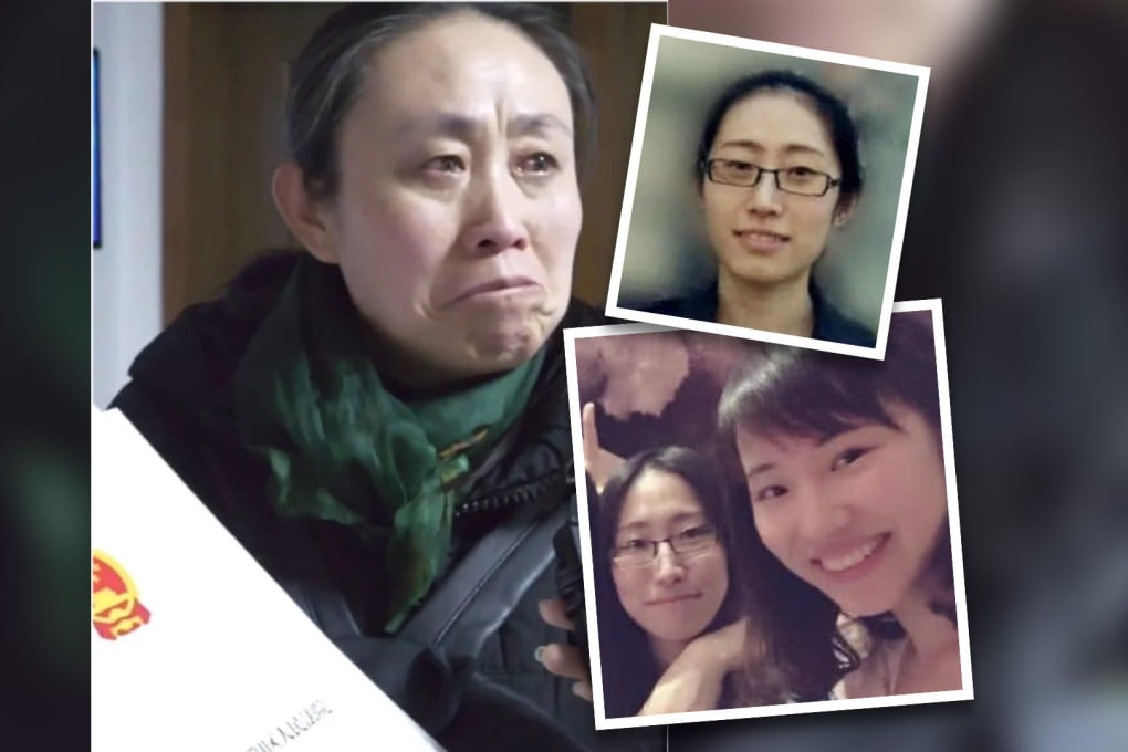 Weibo has banned a woman condemned by the Chinese public for using the social media platform to fundraise to pay US$101,800 in compensation to the mother of her friend who was brutally murdered as she hid inside their flat. Photo: SCMP Composite.