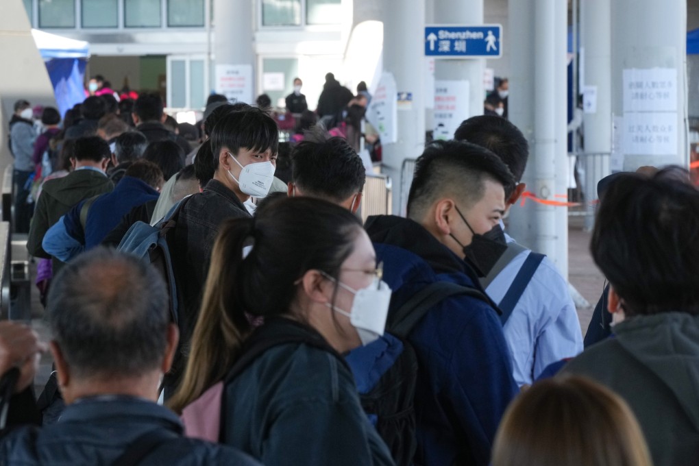 Travellers in Hong Kong will from Sunday be able to cross into mainland China without having to quarantine. Photo: Sam Tsang