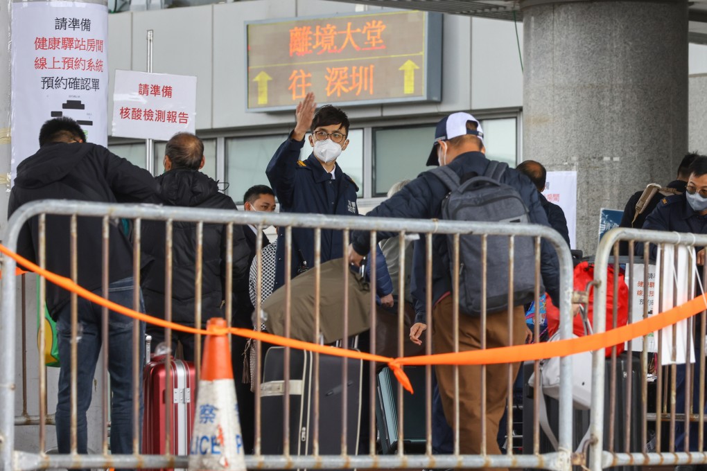 Passengers travelling to Shenzhen are seen in December. Photo: Dickson Lee