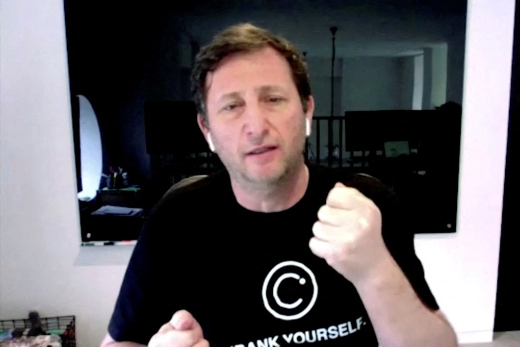 Alex Mashinsky, former CEO of Celsius Network, in an image taken from video in January 2021. Photo: Reuters TV via Reuters