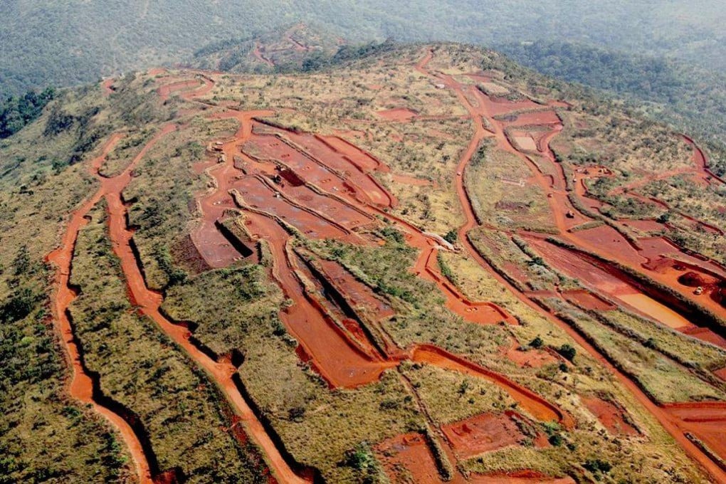 The mine project is located in the Simandou mountain range, in southern Guinea’s Nzérékoré region. Photo: Rio Tinto