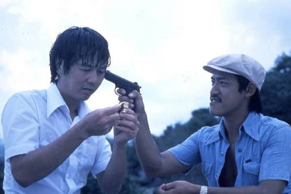 Ricky Hui (left) and Richard Ng in a still from Money Crazy, one of nine comic films John Woo directed early in his career before he switched to action films with A Better Tomorrow.