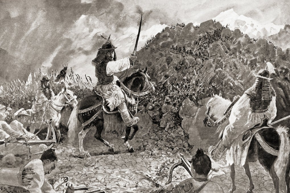 A depiction of a battle during China’s war against nomadic northern tribes that lasted nearly 300 years, from Hutchinson’s History of the Nations, published 1915. Photo: Getty Images