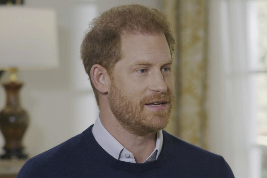 Prince Harry spoke to Britain’s ITV and CBS’s 60 Minutes to promote his book, Spare. Photo: AP