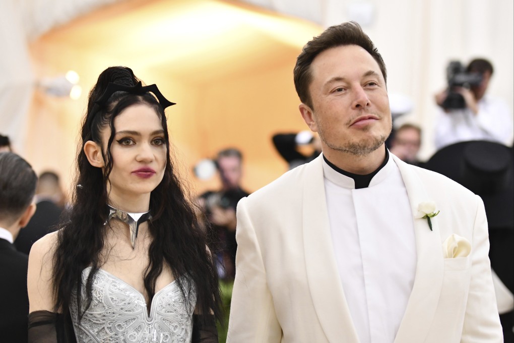 Billionaire Elon Musk with singer Grimes in New York. File photo: Invision/AP