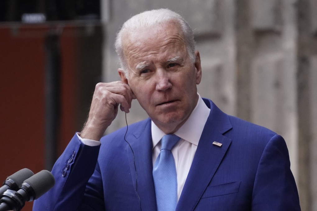 US President Joe Biden at the 10th North American Leaders’ Summit in Mexico City on Tuesday. Photo: AP