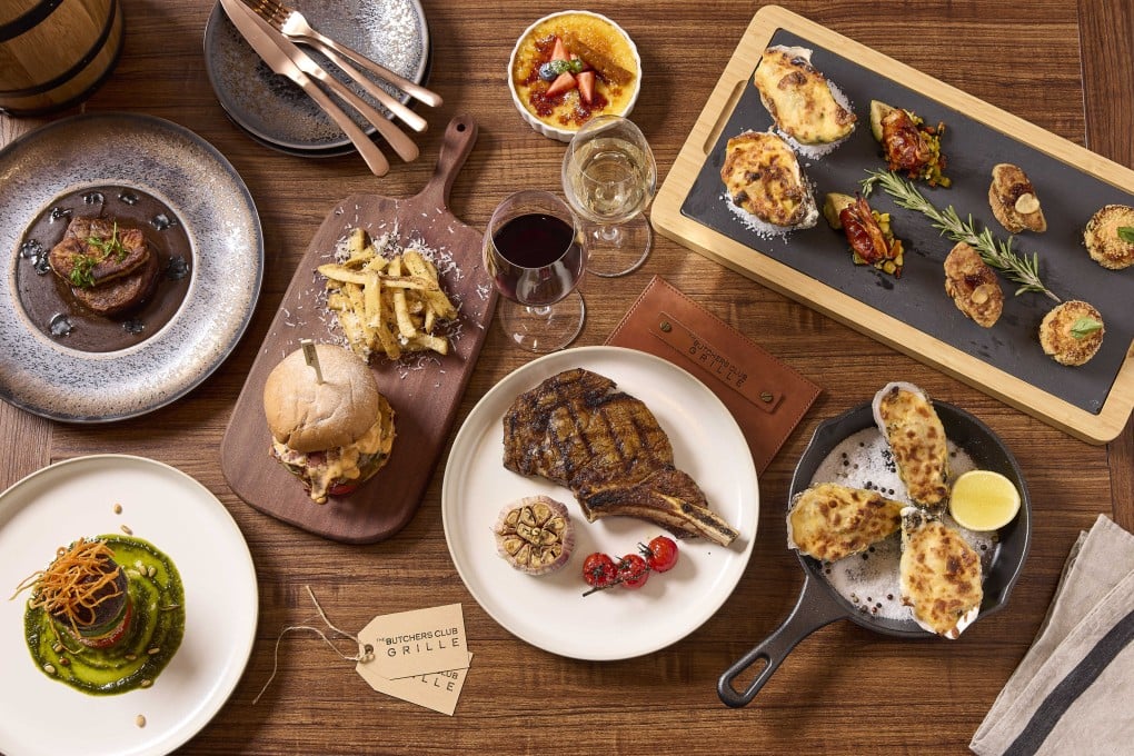 A spread at Butchers Club Grille in Hong Kong. Photo: Handout