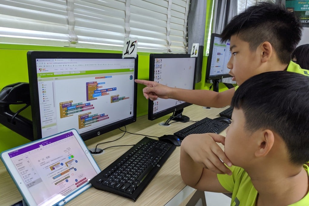 Hong Kong students work on their coding skills from as young as three as educators believe that the benefits reach beyond IT to all parts of the curriculum. Photo: HKJC