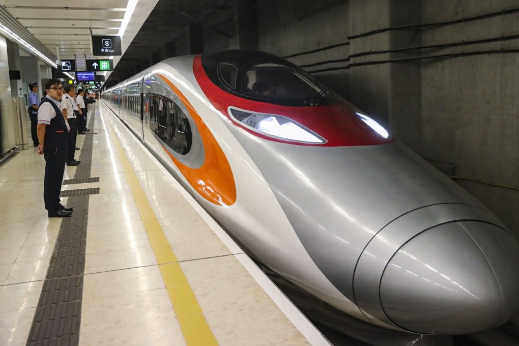 The Guangzhou-Shenzhen-Hong Kong Express Rail Link. Photo: Edward Wong