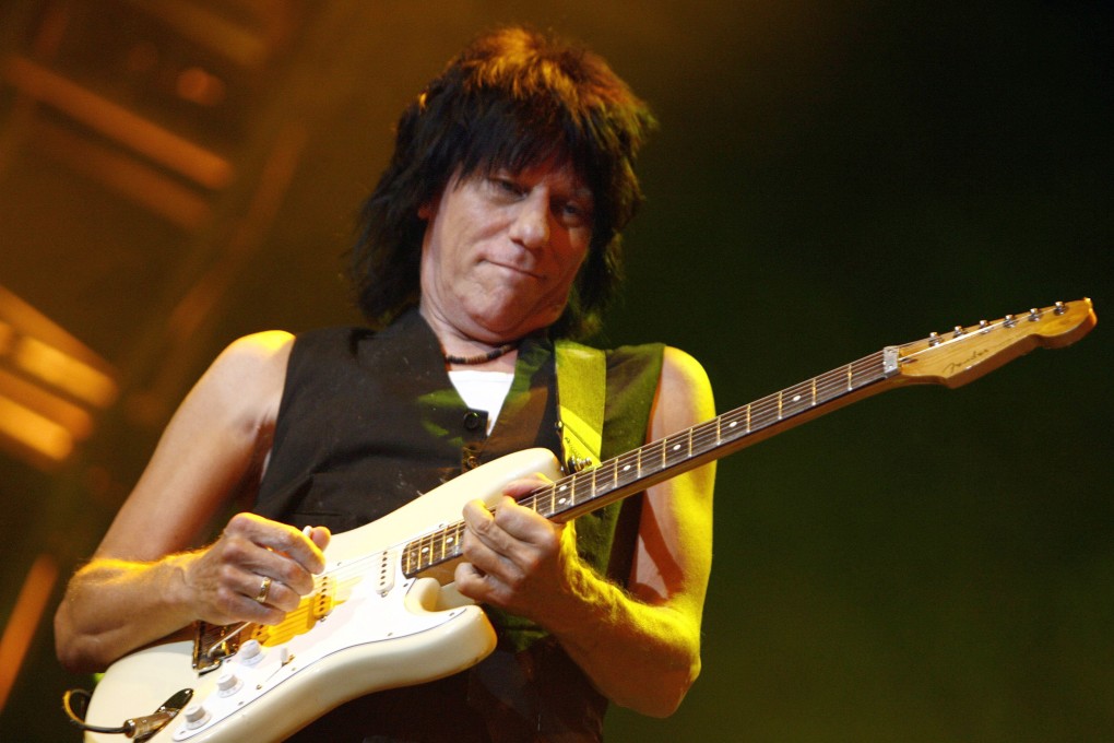 British guitarist Jeff Beck performs at the 41st Montreux Jazz Festival in Montreux, Switzerland in July 2007. Photo: AP