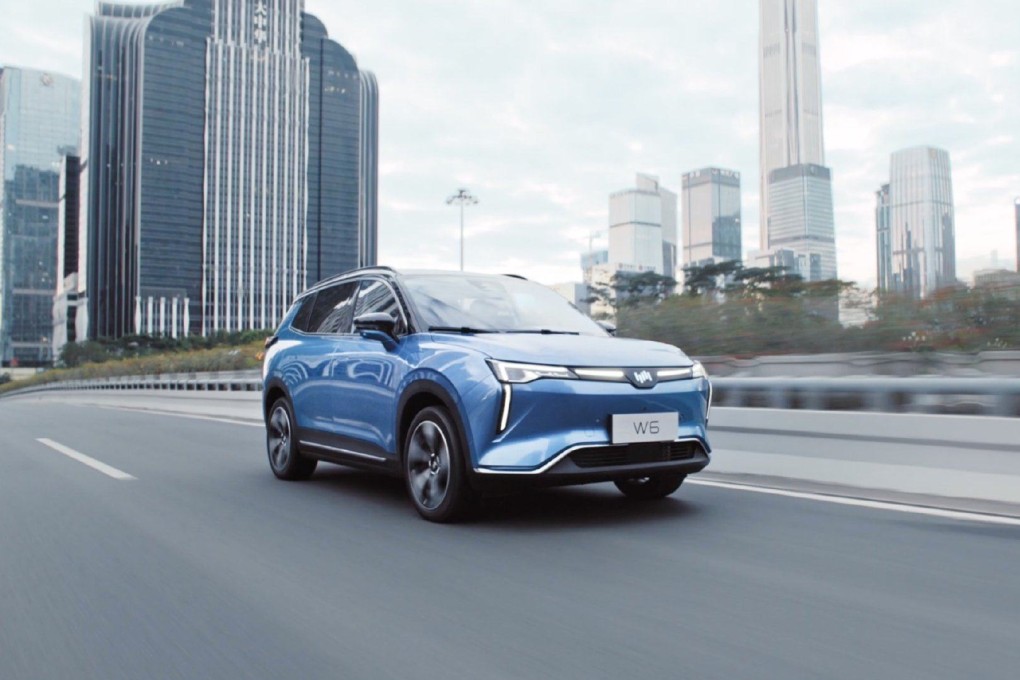 WM Motor’s W6 electric SUV. Photo: Weibo