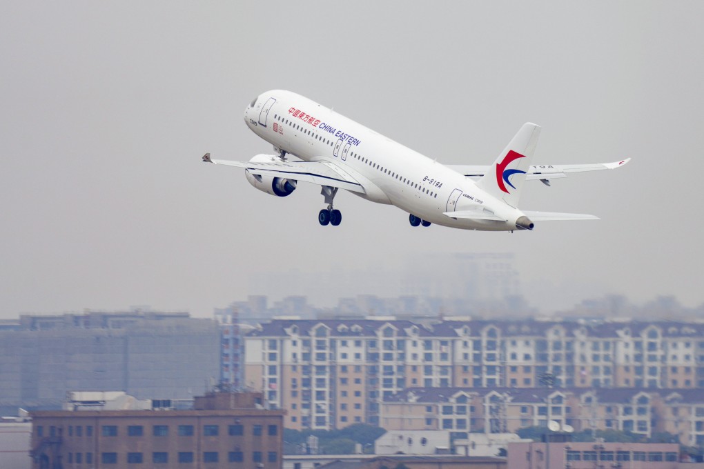 More than 1,200 orders have been placed for China’s C919 passenger jet. Photo: Xinhua