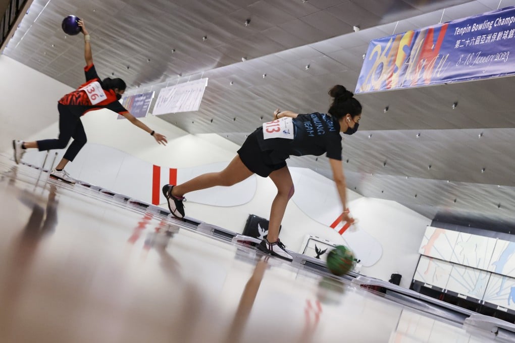 Bowlers in action during the Asian Tenpin Bowling Championships at South China Athletic Association.
Photo: Yik Yeung -man