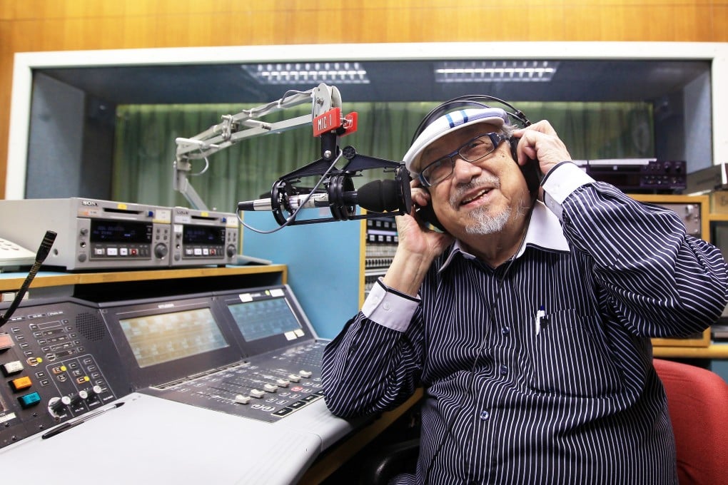 “‘Uncle” Ray Cordeiro at his studio at RTHK in Kowloon Tong, Photo: Jonathan Wong